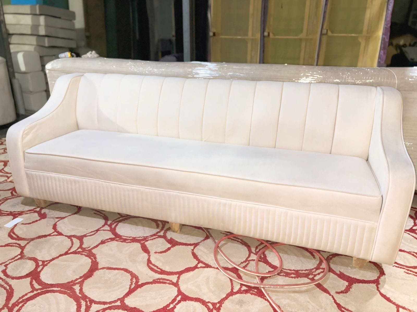 VIP Lounge Velvet Sofa