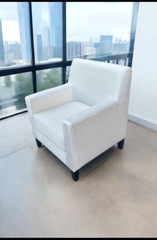 Executive Leather Panel Armchair