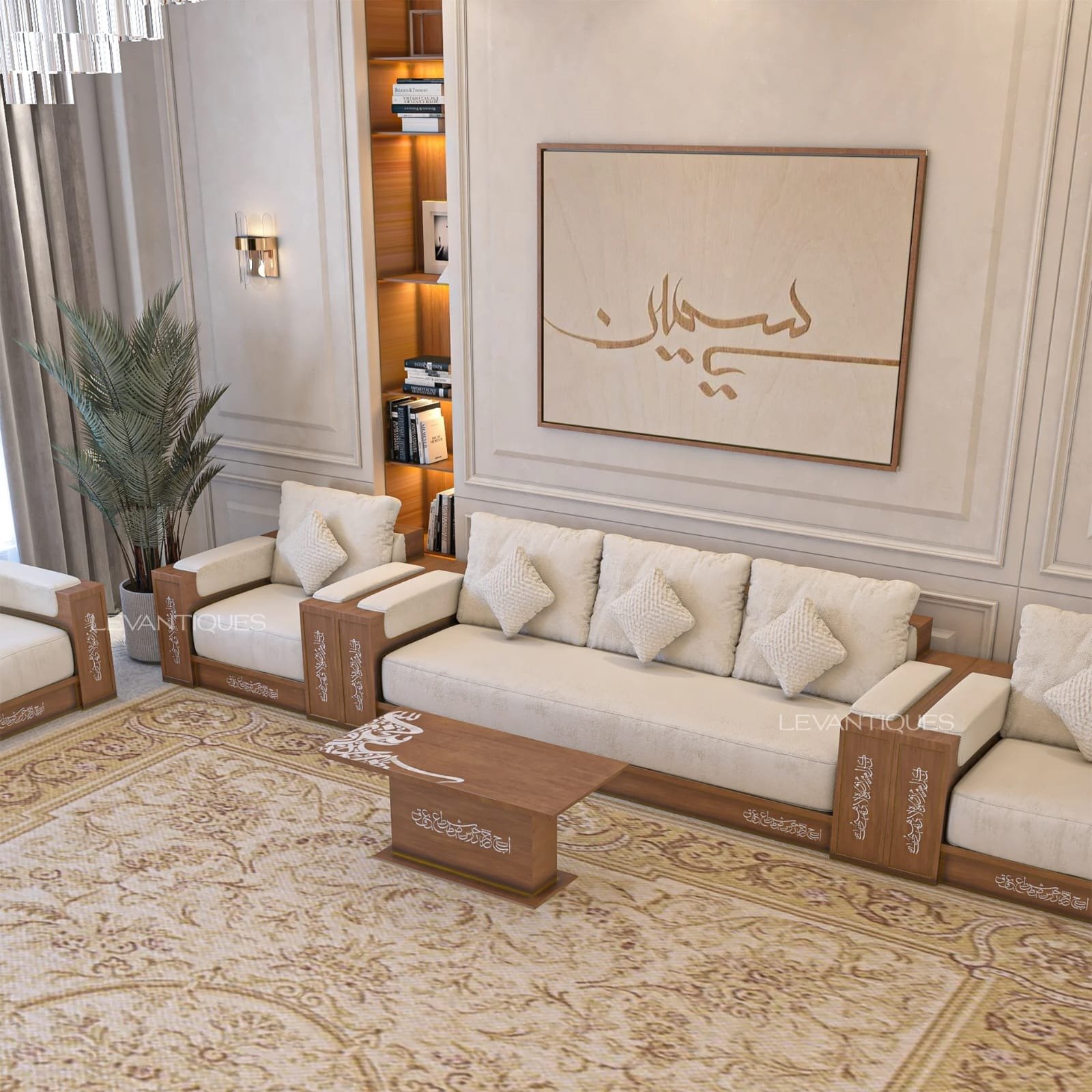 Luxury Mirror Top Table