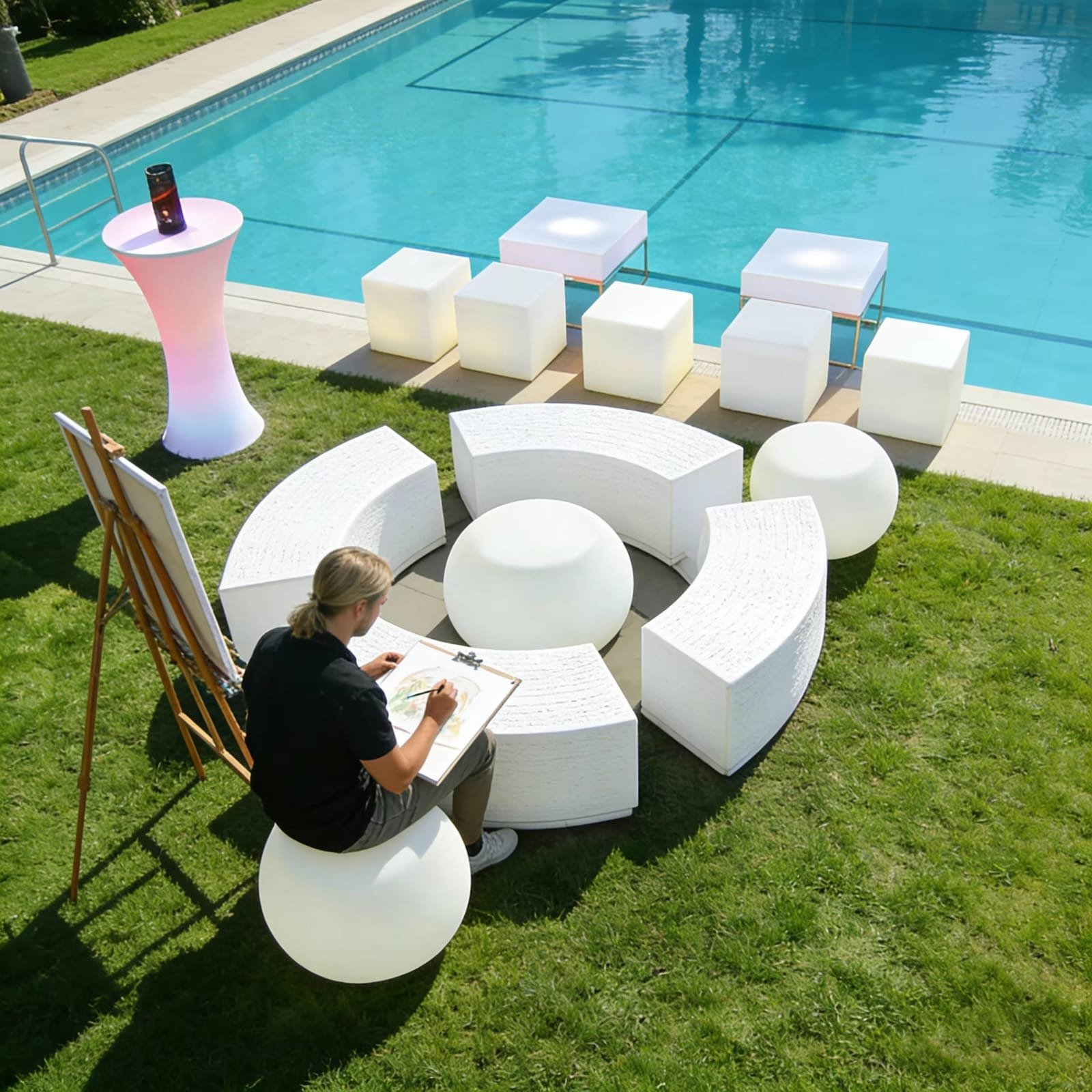 Glow Lounges & LED Accents